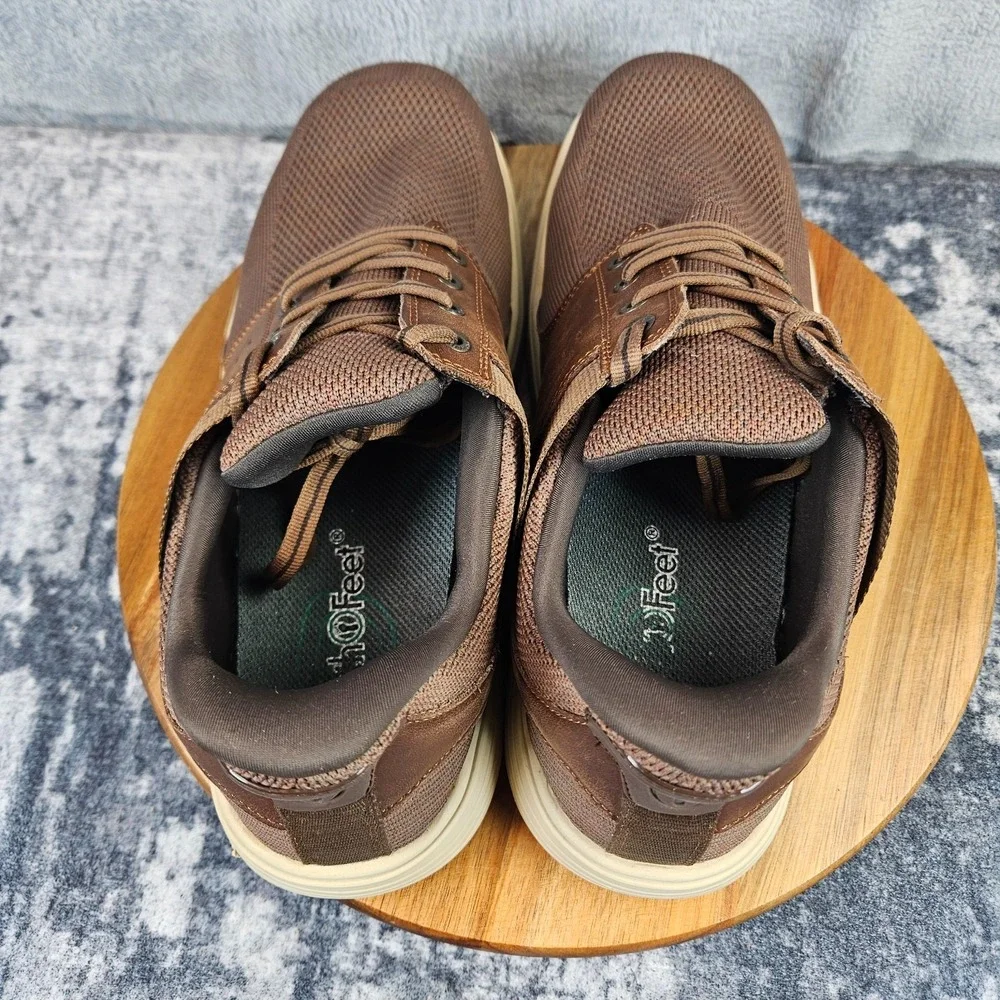 Orthofeet Siron 20217 Diabetic Orthopedic Shoes Walking Brown Mens Size 11.5 D